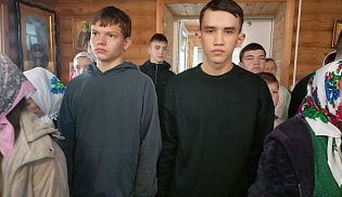 Молебен для учащих и учащихся совершён в Никольском храме села Карабай-Шемурша