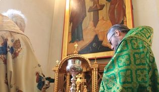 Божественная Литургия в День Святаго Духа в Свято-Троицком мужском монастыре г.Алатырь