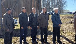 В селе Большие Абакасы освятили колокола для строящегося храма в честь преподобного Серафима Саровского