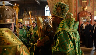 Епископ Феодор принял участие в торжествах, посвященных преставлению преподобного Сергия Радонежского 7-8 октября