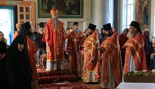 Божественная Литургия в день памяти священномученика Илии Хормалинского