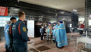 В день праздника иконы Божией Матери «Неопалимая Купина» в пожарных частях на территории Алатырской епархии совершены торжественные молебны