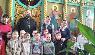 Воспитанники детского сада посетили храм святого Александра Невского села Батырево