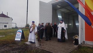 В Большом Чеменево освятили пожарное депо