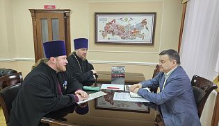 Встреча ответственных за миссионерскую работу в Чувашской митрополии с Руководителем Администрации Главы Чувашской Республики