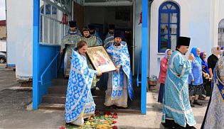 Божественная литургия в Никольском храме г. Канаш Канашской епархии