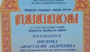 Воскресная школа храма святого Александра Невского села Батырево приняла участие в Православном фестивале