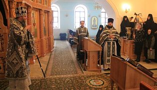 Литургия Преждеосвященных Даров в Николаевском женском монастыре г. Алатыря
