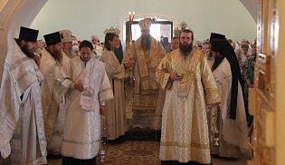Божественная литургия в праздник Вознесения Господня в Киево-Николаевской женской обители г. Алатыря