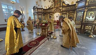 Епископ Алатырский и Батыревский Феодосий возглавил Престольные торжества в храме святителя Николая Чудотворца села Сыреси