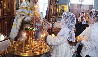 Рождественское поздравление воспитанников Воскресной школы при храме святителя Николая Чудотворца поселка Ибреси