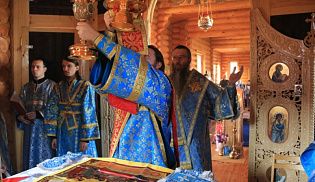 Божественная Литургия в храме Владимирской иконы Божией Матери г. Чебоксары