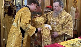 Управляющий Алатырской епархией в Неделю о блудном сыне и в день празднования Собора новомучеников и исповедников Церкви Русской совершил Божественную Литургию в кафедральном храме в честь Иверской иконы Божией Матери города Алатырь