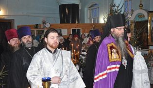 9 января, в день памяти первомученика и архидиакона Стефана епископ Алатырский и Порецкий Феодор, совершил Божественную Литургию в храме Рождества Христова с. Сугуты Батыревского района